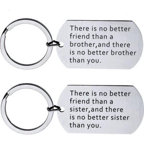 Brother Sister Keychain Birthday Gifts Big Brother Sister Gift For Men Women Little Brother Christmas Gifts