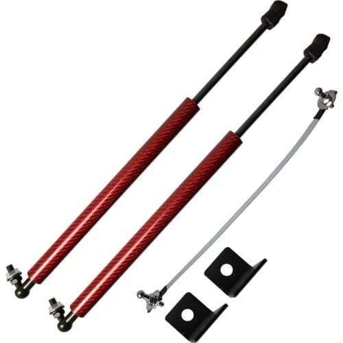 For Infiniti QX30 2015 2016 2017 2018 2x Car Front Hood Bonnet Modify Carbon Fiber Gas Struts Lift Support Shock Damper Absorber
