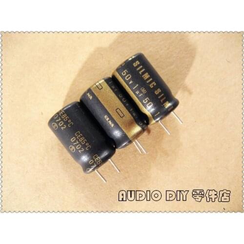 ELNA Black Gold SILMIC Matte 1uF50V 50V1uf Audio Electrolytic Capacitor