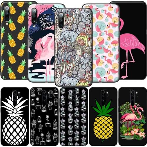 GX175 Pineapple Flamingos Cactus Case for Xiaomi Note 10 8Lite CC9 9 9T 10T A1 A2 A3 5X 6X F1 Poco F2 X3 NFC M3 Pro Lite