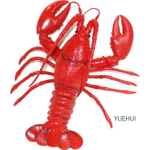 Simulation Lobster Crab Model Marine Animal Toy Plastic Large Lobster Props Early Education Toy Ornaments Simulated Seafood