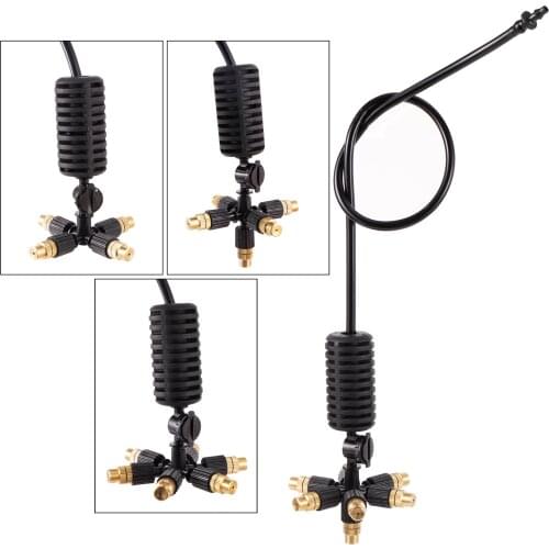 4/5/6/7 Way Hanging Sprinklers Kit 4/7mm Hose With Atomization Nozzle Garden Irrigation Greenhouse Drip Watering Overhead Nozzle