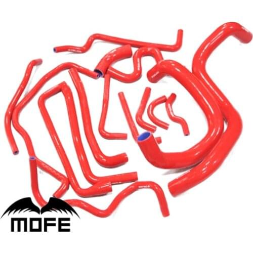 Mofe 8 Colors 16pcs Silicone radiator hose Kit For Toyota Celica 2000