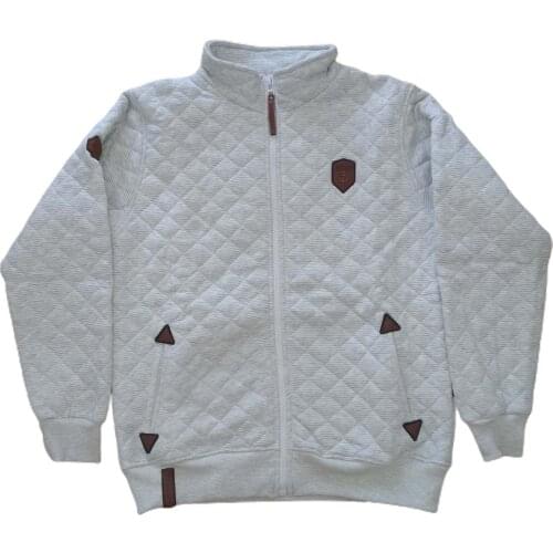 ECFH-NAK-B Male Sweat Jacket Quilted Lozenge Embossed Double Layer 454117306