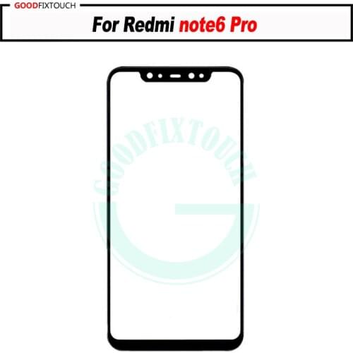 Original For redmi note 6pro Front Outer Screen Glass Lens Repair Touch Screen Outer Glass for redmi note6 pro