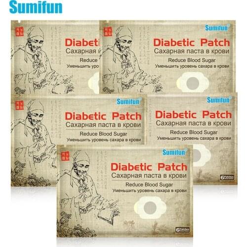 Sumifun 30pcs Herbal Diabetes Patch Stabilizes Blood Level Reduce Balance Glucose Patch Content Natural Medical Plaster