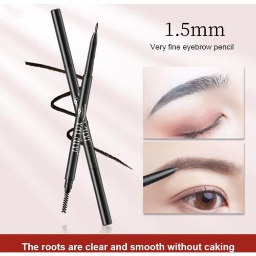 5 Color Ultra-fine Eyebrow Pencil Waterproof And Sweat-proof Natural Non-marking Eyebrow Powder Double-headed Eye Brow Pen TSLM1