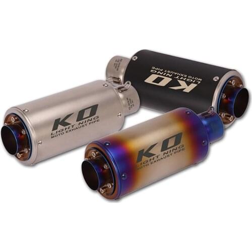 Universal 38-51mm Motorcycle Exhaust Muffler Pipe Stainless Steel Silencer Removable DB Killer Escape for Z900 YZF-R1 YZF-R3