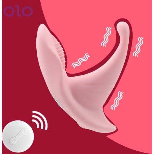 OLO Wearable Clitoris Vibrator Sex Toys for Women Butterfly Panties Lay On Vibrator Clit Vagina Stimulator Orgasm Masturbator