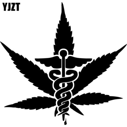 YJZT 16.7X16CM Creative Car Whole Body Decoration Decals Waterproof Vinyl Decals C25-0424