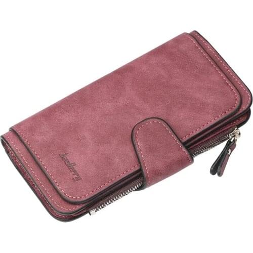 Wallet Women Leather Luxury Card Holder Clutch Casual Women Wallets Zipper Pocket Hasp Ladies Wallet Female Purse 2021
