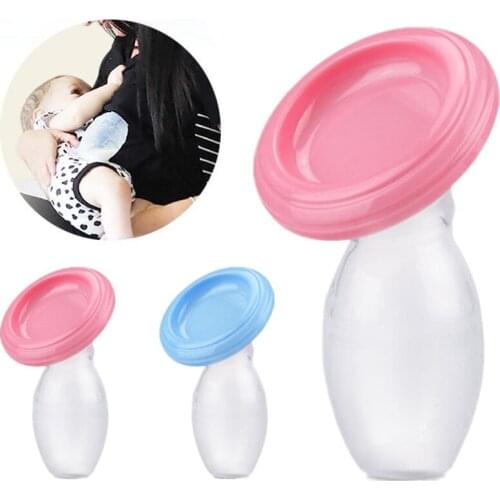 1PCs Baby Feeding Manual Breast Pump Partner Breast Collector Automatic Correction Milk Silicone Pumps Mama Milk Savers