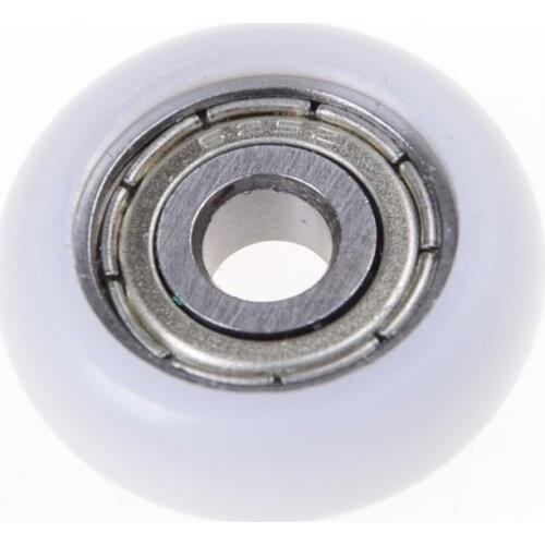1Pcs Plastic 5*21.5*7mm Suitable Embedded Groove For Furniture Hardware Accessories Nylon Carbon Steel Bearings Pulley Wheels