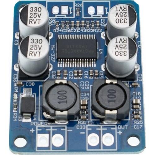 1pcs TPA3118 PBTL mono digital amplifier board 1X60W 12V 24V POWER AMP