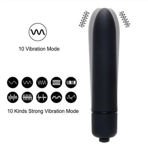 10 Speeds G-Spot Dildo Vibrator Lesbian Adult Sex Toys Accessories Vaginal Sex Mini Bullet Vibrators For Women Erotic