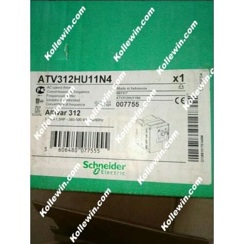 ATV312HU11N4 Used VFD Inverter Variable Frequency, Input 3ph 380V Output 3ph 380V 3A 1.1KW with EMC Free Manuals and Software