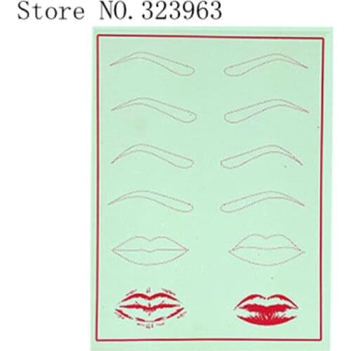 Free shipping Excellent Tattoo Eyebrow and lip tattoo practice skin Supply