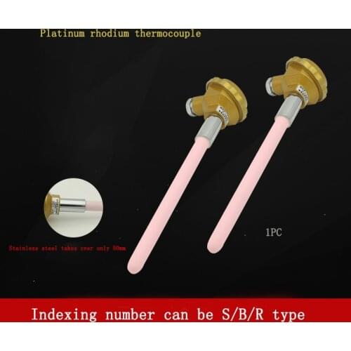 1pc Temperature Sensor for thermoelectric industry coal steel energy environmental protection platinum rhodium thermocouple