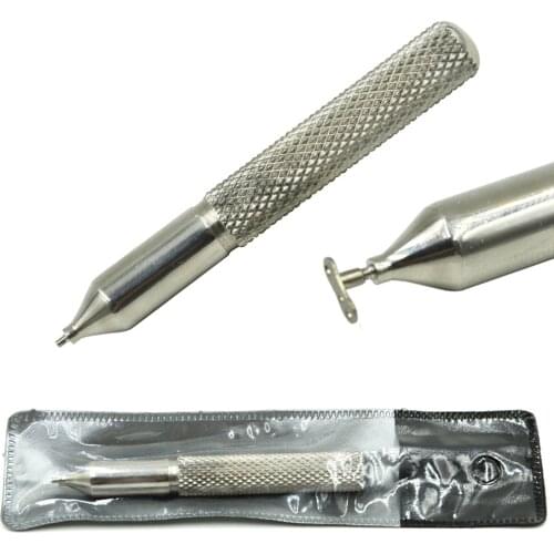 Professional Premier Steel Nurl Grip Dermal Anchor Insertion Taper Tool for 16g Internally Threaded Body Piercing Jewelry