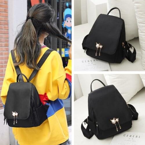 Fashion Women Backpack Oxford Casual School Bag Tassel Girls Female Travel Bag Light Bagpack Rucksack Student backpack ZX-124