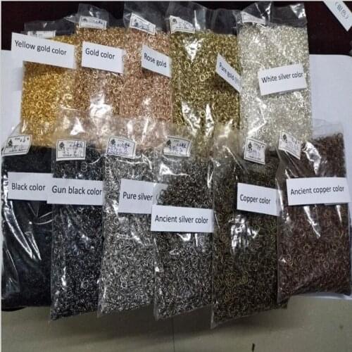 Free shipping cheap Steel Silver Plated Open Jump Rings 6mm Jewelry Accessories sold 100Pcs / Lot Wholesale Jewelry P005