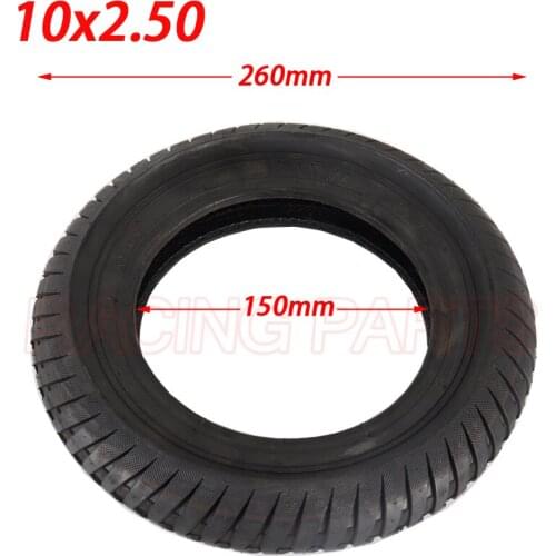 10x2.50 Tire 10 Inch Inner and Outer Tire for Electric Scooter Balance Car Front and Rear Pneumatic Tire Accessories