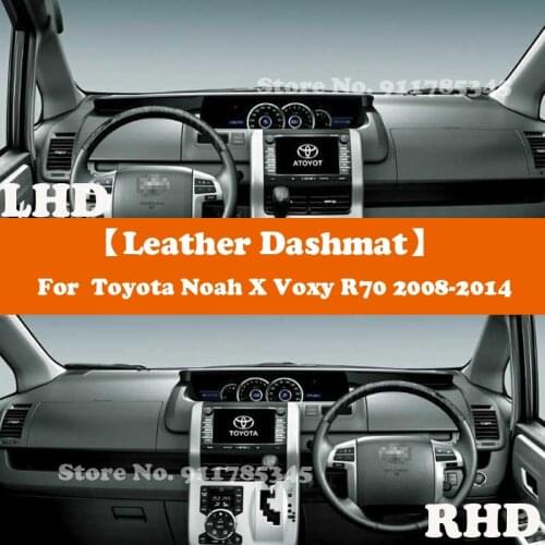 Suede Leather Dashmat Accessories Car-Styling Dashboard Covers Pad Sunshade For Toyota Noah X Voxy R70 NAV1 2008 2009 2010-2014