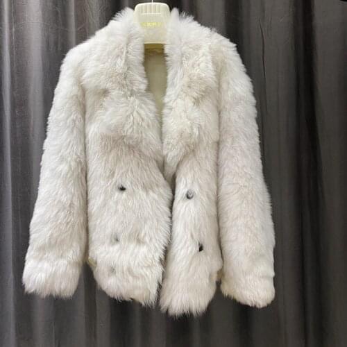Winter Jacket Real Fur Leather For Women Real Merino Sheep Fur Coat Double Face Colorful Genuine Leather Outerwear Thick Warm