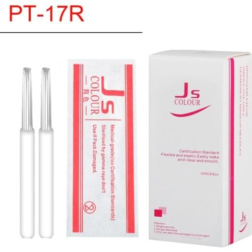 20pcs 17 Round Microblading Needles for Manual Pen Semi Permanent Makeup Manual Fog Pen Tattoo Needle R17 Fog Eyebrow Pen Blades