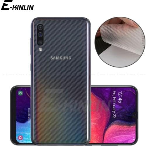 3D Carbon Fiber Back Cover Screen Protector Protective Film For Samsung Galaxy A10 A20 A30 A40 A50 A60 A70 A80 A90 5G Not Glass
