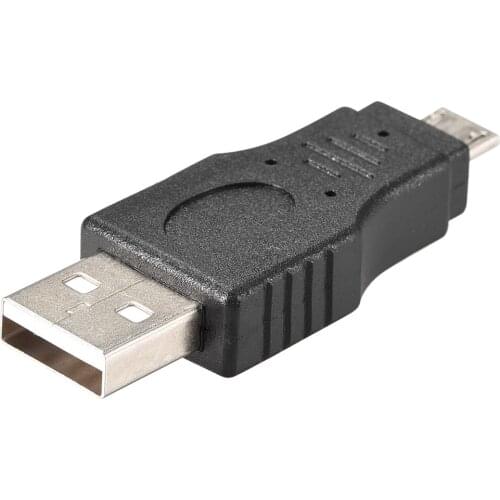 Uxcell USB Male to Micro USB Male Adapter Converter Extension Connector 5pcs