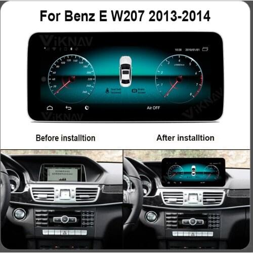 10.25 inch android car GPS radio for-Benz E W207 2013 2014 auto multimedia video player FM BT WIFI
