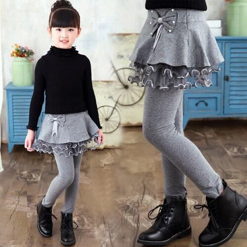 Free Shipping Retail 1pc Girls' Leggings Childrens Skirt Girls Skirt-Pants Cake Skirt Girls Pants