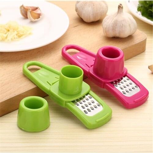 Cheap Kitchen Candy Color Multi Functional Ginger Garlic Grinding Tool Grater Planer Slicer Cutter Cooking Tool Utensils