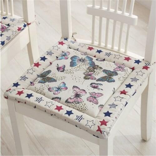 Home Office Decor Comfortable Cotton Seat Cushion Winter Office Bar Chair Back Seat Cushions Sofa Pillow Buttocks Chair Cushion