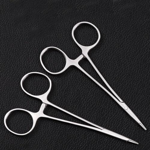 Chu Gong belt scissors needle holder 12.5cm double eyelid beauty plastic belt scissors fine stainless steel needle holder