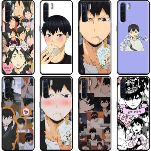 Kageyama Tobio Collage Haikyuu Soft For OPPO A52 A72 A83 A91 A5 A9 A53 A31 2020 F5 F7 Reno 4 Pro 2Z A5S A1K A15 Case