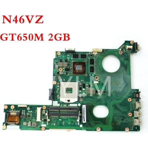 N46VZ GT650M 2GB mainboard For Asus N46VZ N46V N46VJ N46VM N46VV N46VB laptop motherboard fully test ok before shipping