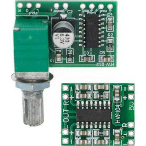 PAM8403 module Super digital amplifier board 2 * 3W D Class digital amplifier board efficient switch potentiometer