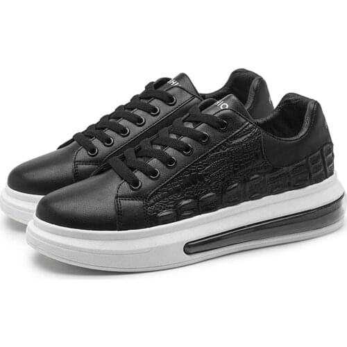 Autumn Luxury Men Shoe Pu Leather Casual Shoes Lace Up Mens Sneaker Fashion Loafers Male Footwear Werkschoenen tenis masculino