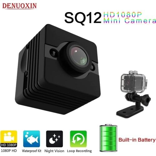 Hot HD 1080P Mini Secret Camera Sports DV Night Vision Camcorder SQ12 Micro Pocket Camaras Video Voice Recorder With Waterproof