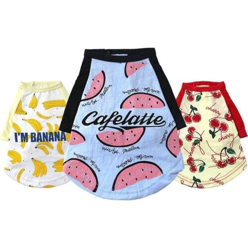 Dog Shirts Clothes Summer Pet Cotton T-shirt Clothes for Chihuahua French Bulldog Pet 2-Legs Short Sleeves Clothing Pet Costume