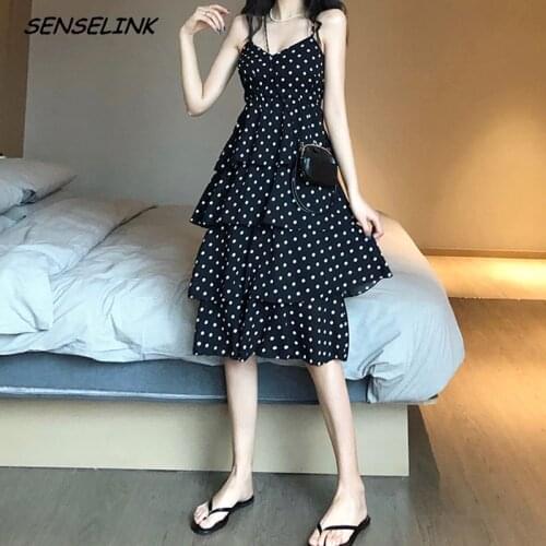Летние платья с рукавами SENSELINK China At AliExpress
