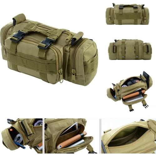 High Quality Outdoor Military Tactical Backpack Waist Pack Waist Bag Mochilas Molle Camping Hiking Pouch 3P Chest Bag
