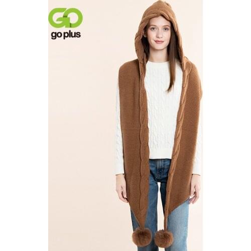 GOPLUS Knitted Womens Scarves Winter Vintage Soft Warm Casal White Solid Scarves Womans 2021 Bufandas Invierno Mujer