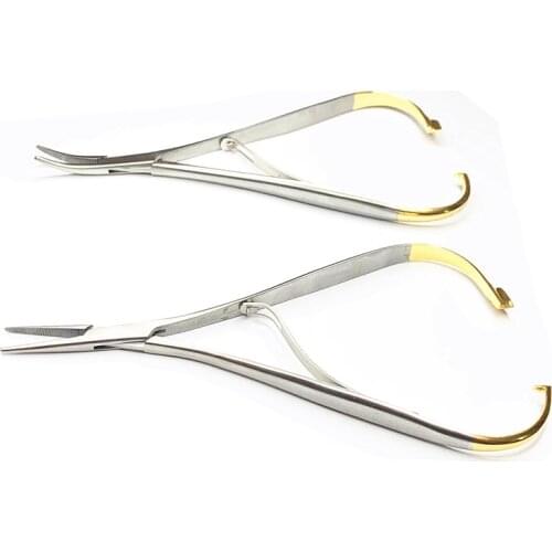 1Pcs Mathieu Needle Holder Slim Narrow Orthodontic Pliers Ligature Dental Instruments