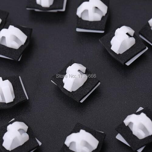 100X Nylon Molding Clips With Sealer Case For Hyundai Tucson Veloster For Kia Forte Forte Koup 87756-2E000