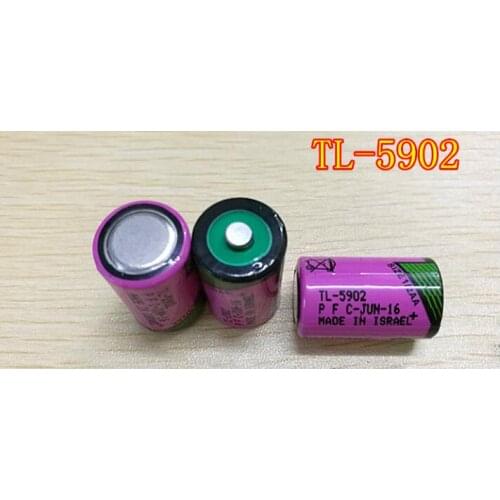50PCS Original New TL-5902 1/2AA ER14250 SL350 3.6V 1/2 AA PLC Lithium Battery Free Shipping