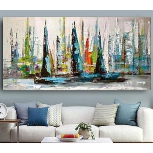 5d DIY Diamond Painting Color sailboat Full Square round Diamond Embroidery Rhinestone Diamond Mosaic Painting Scenery A847