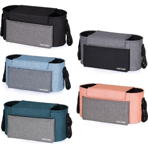 Travel Stroller Bag Baby Care Mummy Bag Pushchair Hanging Bottle Bag Nappy Diaper Organiser